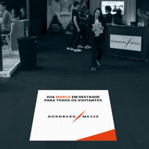 Adesivo de Piso - Área de Credenciamento